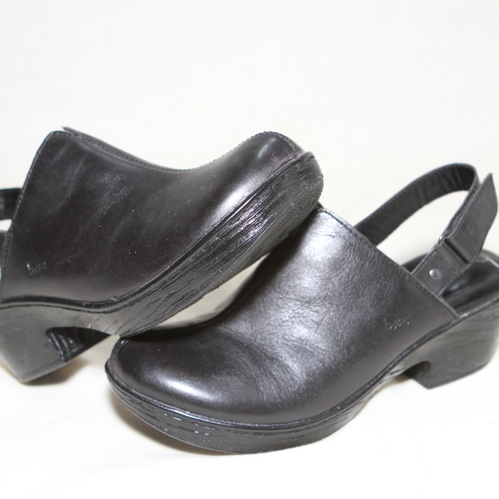 B.O.C - Womens - Aime Black Leather Clog